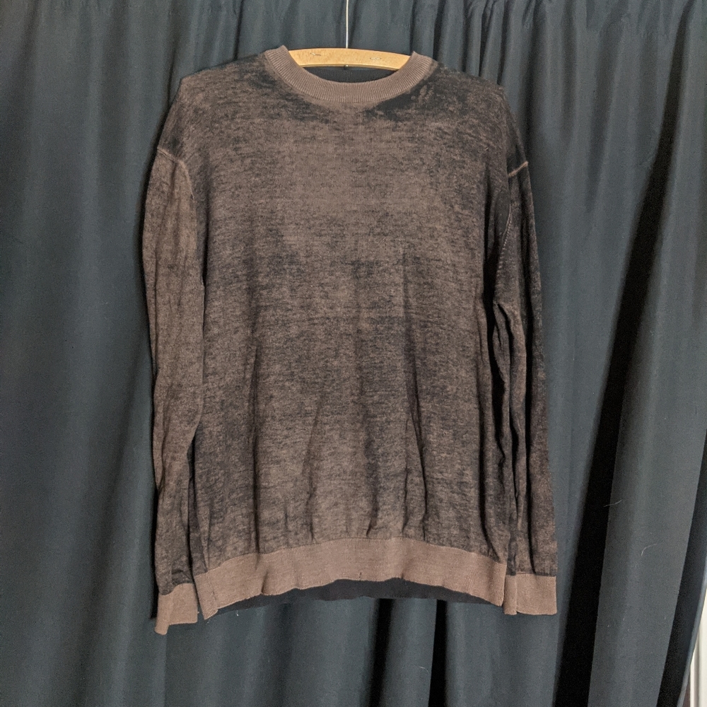Bugatchi brushed brown sweater